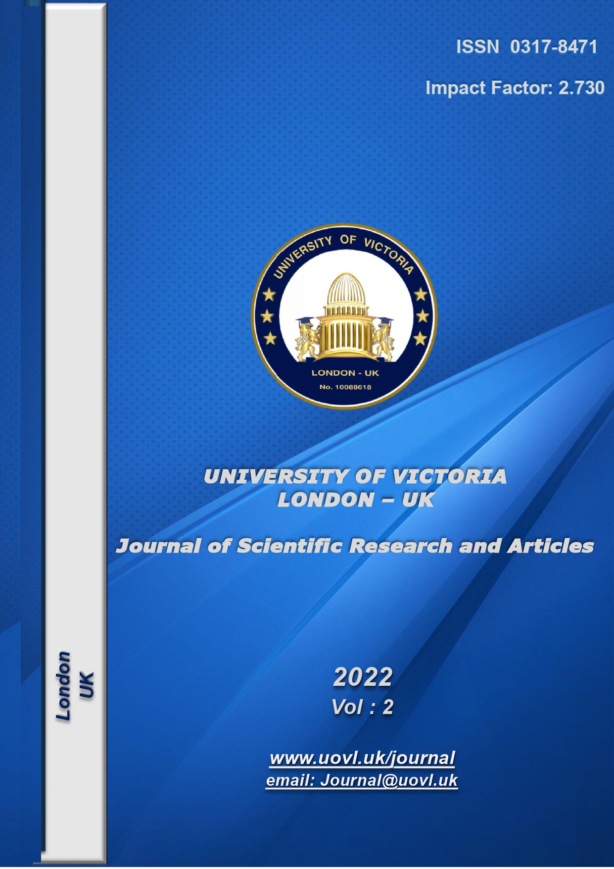 					View Vol. 2 (2022): Journal of Scientific Researches and Articles
				