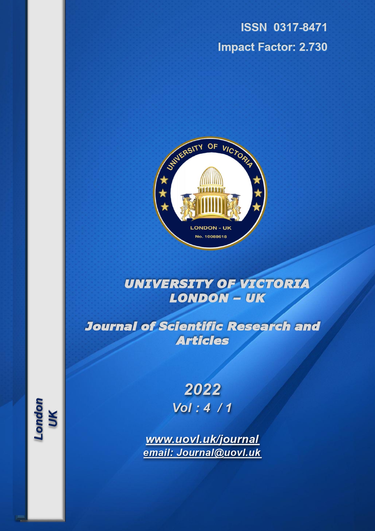 					View Vol. 4 (2022): Journal of Scientific Researches and Articles
				
